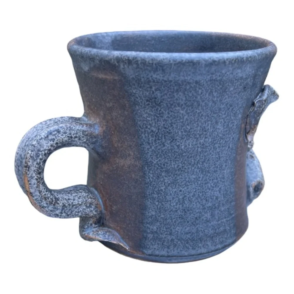 Sunbower Signed Moose Pottery Mug